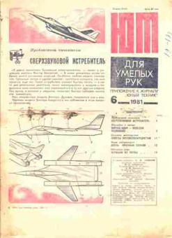Журнал Приложение к журналу Юный Техник 6 1981, 51-990, Баград.рф